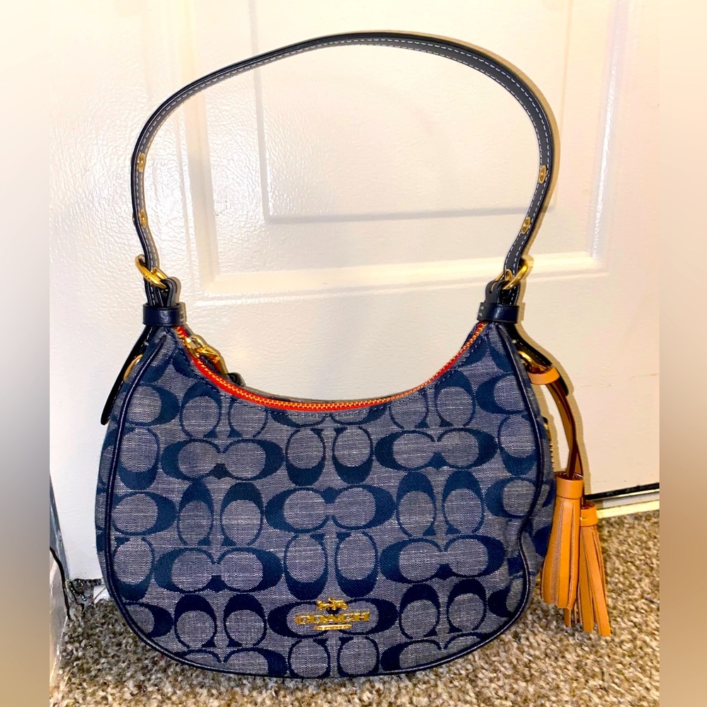 COACH Kleo Denim Hobo bag